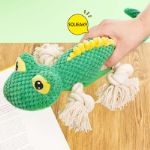 350mm High Quality Pineapple Wool Squeaky Lizard Pet Toy