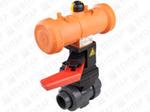Шаровый кран с пневмоприводом GEORG FISCHER +GF+ тип 230 d40 PVC-U 002-001-001
