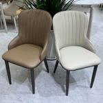 Стул для обеденного стола Yi Fanke F11 Светло-серый, коричневый