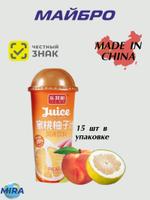 Напиток безалкогольный не газированный со вкусом персика и помэло, 530 мл.