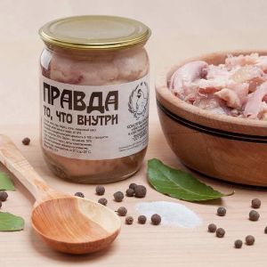Курица тушенная. 