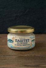 Паштет из печени и икры минтая РыбМол