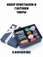 Коллекция минералов “Чакры” (галтовка и кристаллы)