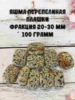 Яшма перепелинная плашки, фракция 20-30 мм, 100г