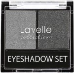 Lavelle Collection тени ES-28 двойные тон 01  темно-серый 20г