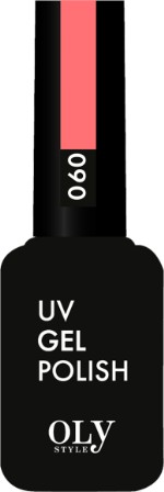 Olystyle Гель-лак для ногтей OLS UV, тон 060 кораллово-розовый неон, 10мл