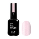 Olystyle Гель-лак для ногтей OLS UV, тон 112 розовый мерцающий шиммер