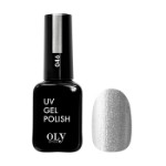 Olystyle Гель-лак для ногтей OLS UV, тон 046 серебряный, 10мл
