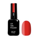 Olystyle Гель-лак для ногтей OLS UV, тон 032 красный, 10мл