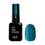 Olystyle Гель-лак для ногтей OLS UV, тон 075 темно-бирюзовый, 10мл