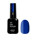 Olystyle Гель-лак для ногтей OLS UV, тон 044 ярко-синий с шиммером, 10мл
