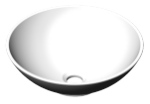 Раковина Radostone Сфера Белая матовая Solid Surface из исскуственного камня