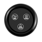Кнопка вызова Kromix K22008, черная
