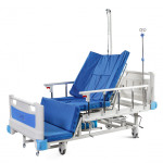 Кровать механическая ЮКИ А11 с туалетным устройством + матрас