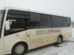 Шторы салона длинные (ПАЗ Вектор, Вектор NEXT, 320412, габардин)