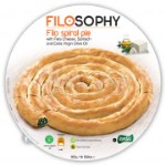 Пирог  "Филло" с сыром Фета, шпинатом и оливковом маслом спиральный  IONIKI 850г