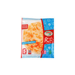 Лепёшка слоёная Rizyk Roti “Классическая” халяль полуфабрикат замороженный Ризык 450 г (90 г * 5 шт)