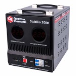 Стабилизатор напряжения QUATTRO ELEMENTI Stabilia  3000 (3000 ВА, 140-270 В, 8.0 кг, байпас)