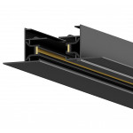 Шинопровод Skylite HSBL_0011 встраиваемый Однофазный 220В-1м, чёрный