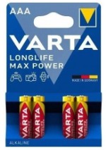 Батарейка алкалиновая VARTA LR3 BL4 AAA