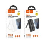 POWER-BANK HOCO J106 Mini 5000mAh Lightning, TYPE-C