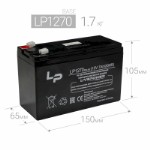 Аккумулятор свинцово-кислотный LP-1270 (12V, 7Ah) (151*65*96mm) для детских электромобилей