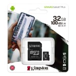 MicroSD Kingstone 32 Гб 10 класс с SD-адаптером COPY