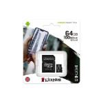 MicroSD Kingstone 64 Гб 10 класс с SD-адаптером COPY