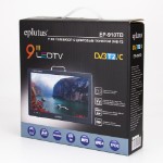 Портативный ЖК телевизор с цифровым тюнером DVB-T2 Eplutus EP-910TD (дисп.9’, разрешение 1024*768)