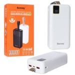 POWER-BANK BUNSEY BYZ 30000mAH PD 22.5W+CQ3.0 66W 2 USB, micro USB, TYPE-C, LED-дисплей