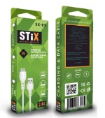 Кабель MICRO USB STIX SX-05  2,4A (1М) круглый (экстра прочность)