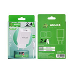 СЗУ Aulex AG-04 c USB + кабель Micro USB 2.4A