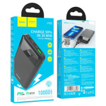 POWER-BANK HOCO J102 10000mAh PD20W+CQ3.0 1USB Micro USB 18W, TYPE-C 20W, LED-дисплей