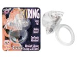 Rabbit Silicone Vib Cockring Clear