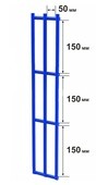 Панель сварная (сетка 2d С-150) диаметр прутков 8 мм 1200х3090 мм.