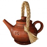 Керамический чайник “Плетёный”