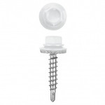 Саморез кровельный сверло 4,8x50 RAL 9003 белый
