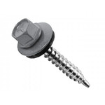 Саморез кровельный сверло 4,8x28 RAL 7004 светло-серый