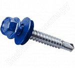 Саморез кровельный сверло 4,8x29 RAL 5005 синий