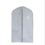 Чехол для одежды 60*137 см с молнией, серый