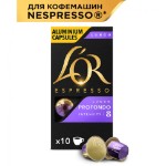 Кофе в алюминиевых капсулах L’OR Espresso Lungo Profondo для кофемашин Nespresso, 10 порций, ФРАНЦИЯ, 4028594