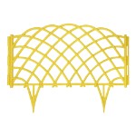 Забор декоративный "Диадема" желтый