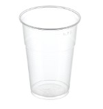 Пластиковый одноразовый стакан “Классика”, 200 мл, 50 шт/уп, прозрачный (3000)