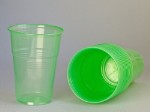Пластиковый одноразовый стакан “Стандарт”, 200 мл, 100 шт/уп, зеленый (3000 шт)