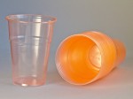 Пластиковый одноразовый стакан “Стандарт”, 200 мл, 50 шт/уп, персиковый (1000)