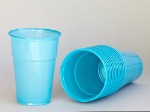 Пластиковый одноразовый стакан “Стандарт”, 200 мл, 50 шт/уп, голубой (1000 шт)