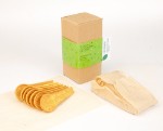 Эко - набор со съедобными ложками с морской солью и травами в групповой экологической упаковке