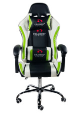 Массажные кресла Calviano Вибромассажное кресло  ASTI ULTIMATO black/white/green