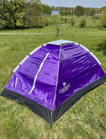 Двухместные палатки Acamper Палатка туристическая Сalviano ACAMPER Domepack 2 purple