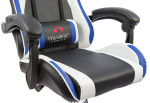 Массажные кресла Calviano Вибромассажное кресло  ASTI ULTIMATO black/white/blue